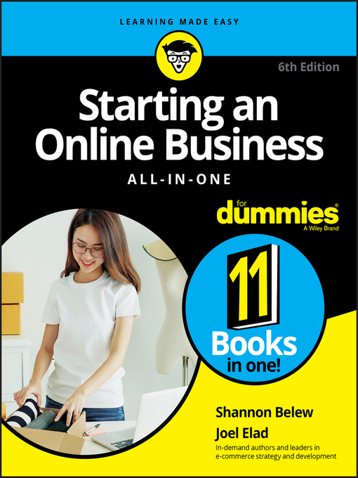Cover image for Starting an Online Business All-in-One For Dummies